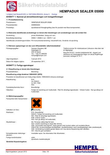 yes original säkerhetsdatablad yes original säkerhetsdatablad